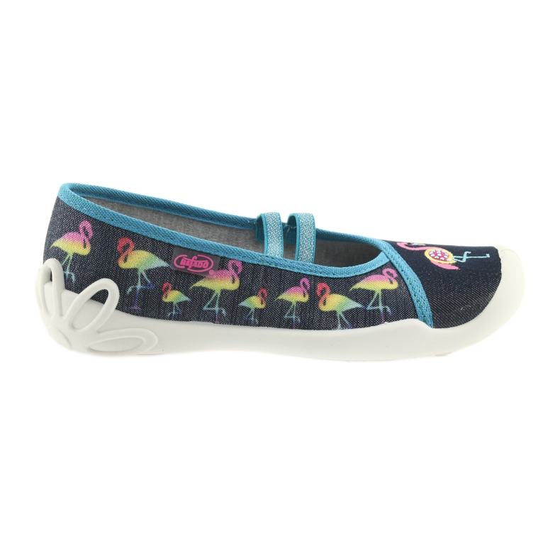 Befado Kinderschuhe 116Y251 blau rosa marineblau 1