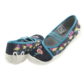 Befado Kinderschuhe 116Y251 blau grau navy blau 4
