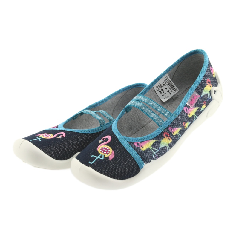 Befado Kinderschuhe 116Y251 blau grau navy blau 3