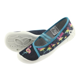 Befado Kinderschuhe 116Y251 blau grau navy blau 5