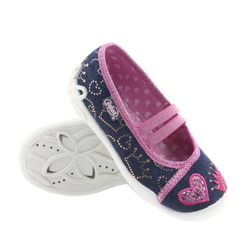 Befado Kinderschuhe 116X247 gelb rosa navy blau 4