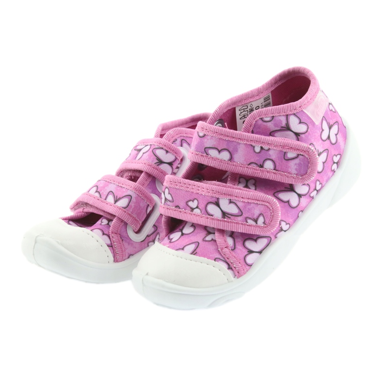 Befado Kinderschuhe 212P060 violett rosa 3