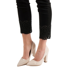 SHELOVET Lackierte Pumps beige 1