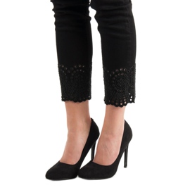 VICES Wildleder-Heels schwarz 2