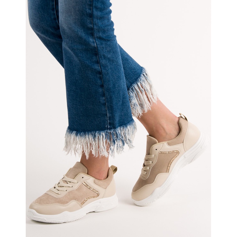 SHELOVET Modische Turnschuhe beige 2