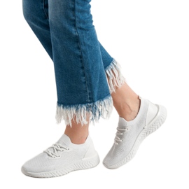 SHELOVET Textile Sportschuhe weiß 2