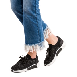 Primavera Schwarze Slip-On Schuhe 2