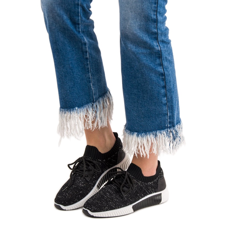 Primavera Schwarze Slip-On Schuhe 1