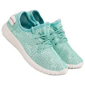 SHELOVET Slipper mit Pailletten grün 1