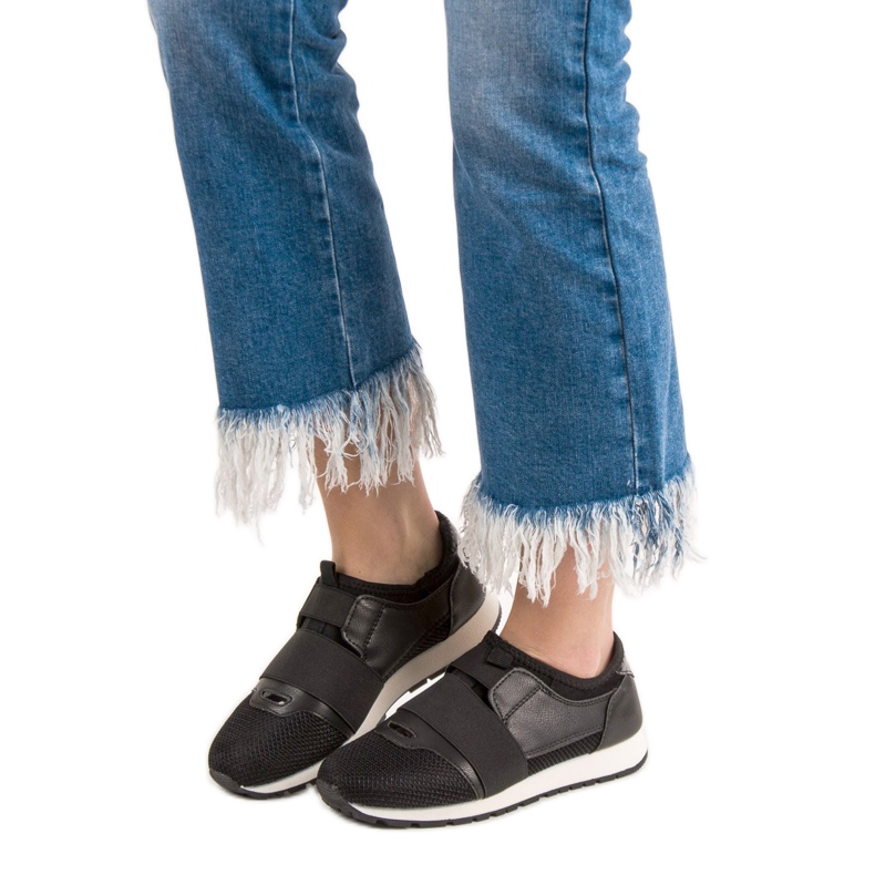 Sergio Todzi Slipper mit Gummizug schwarz 2