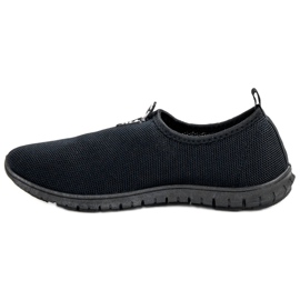SHELOVET Schwarze Slip-On-Sneakers 2