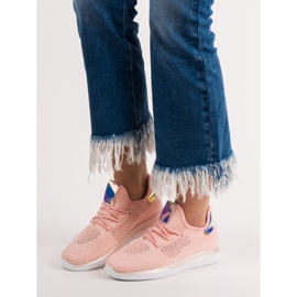 SHELOVET Textile Sportschuhe rosa 2