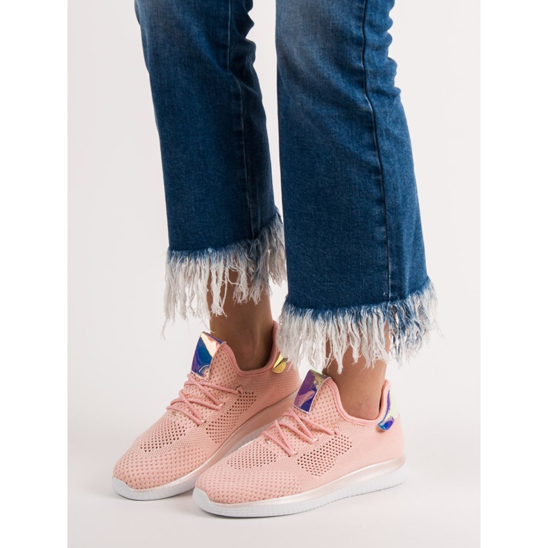 SHELOVET Textile Sportschuhe rosa 2