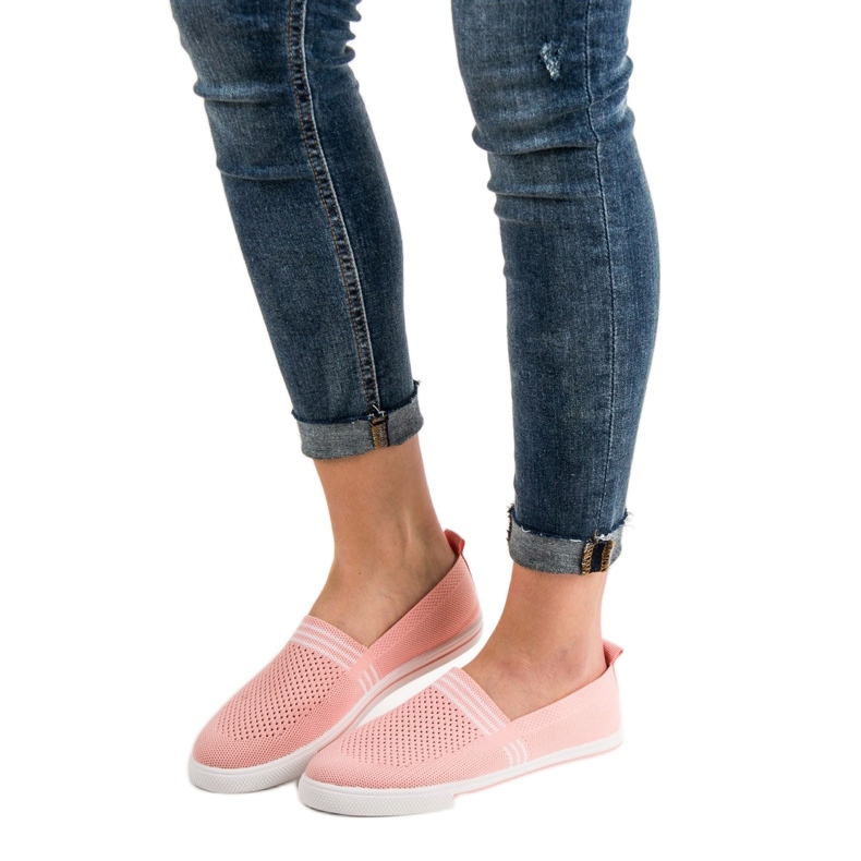 SHELOVET Textil-Sneaker rosa 2