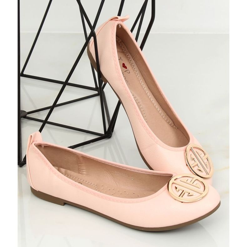 Rosa Damen Ballerinas VS-660 Rosa 1