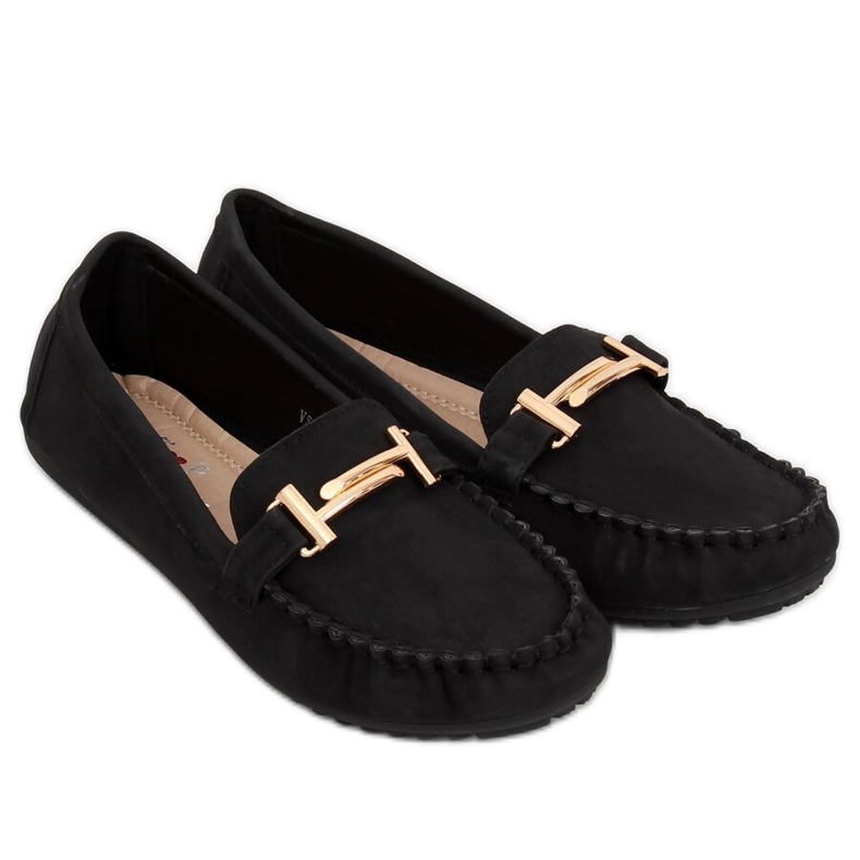 Schwarze Damen-Loafer VS-685 Black 1