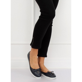 Marineblaue Ballerinas für Damen YSD-04 Navy navy blau 2