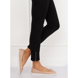 Beige Ballerinas für Damen YSD-04 Nude 1