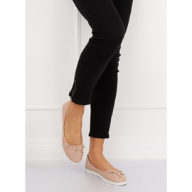 Beige Ballerinas für Damen YSD-04 Nude 2