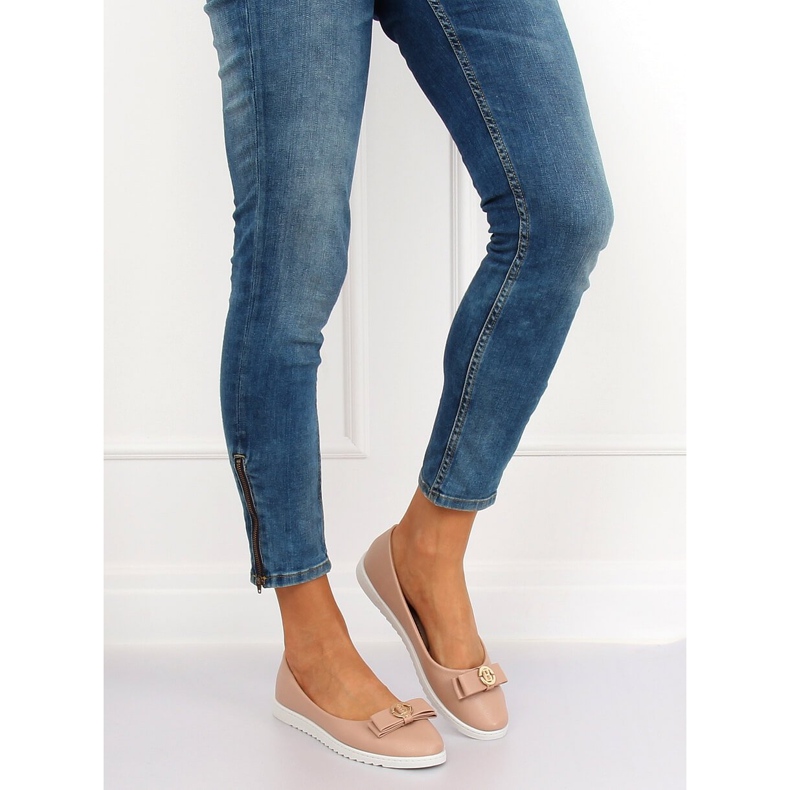 Beige Ballerinas für Damen YSD-03 Nude 1