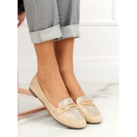 Beige Slipper für Damen VS-662 Khaki 1