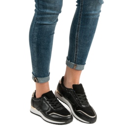 SHELOVET Lässige Sportschuhe schwarz 1