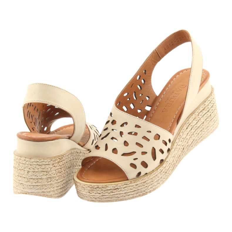 Keilsandalen Badura 4812 beige 4
