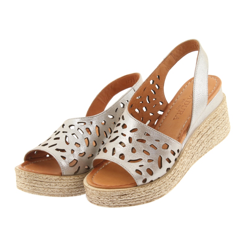 Keilsandalen Badura 4722 Cappuccino beige 3