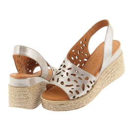 Keilsandalen Badura 4722 Cappuccino beige 4