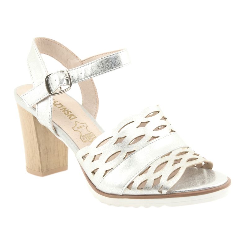 M.Daszyński Silberne Sandalen Daszyński 1846 post grau 1