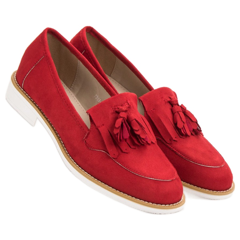 VICES rote Loafer 1