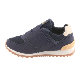 Befado Kinderschuhe bis 23 cm 516Y038 gelb navy blau 2