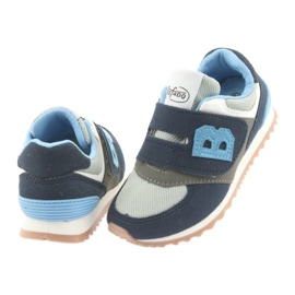 Befado Kinderschuhe 516Y041 grau navy blau 5
