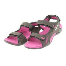 Damen DK Sandalen, hellgrauer EVA-Boden rosa 3