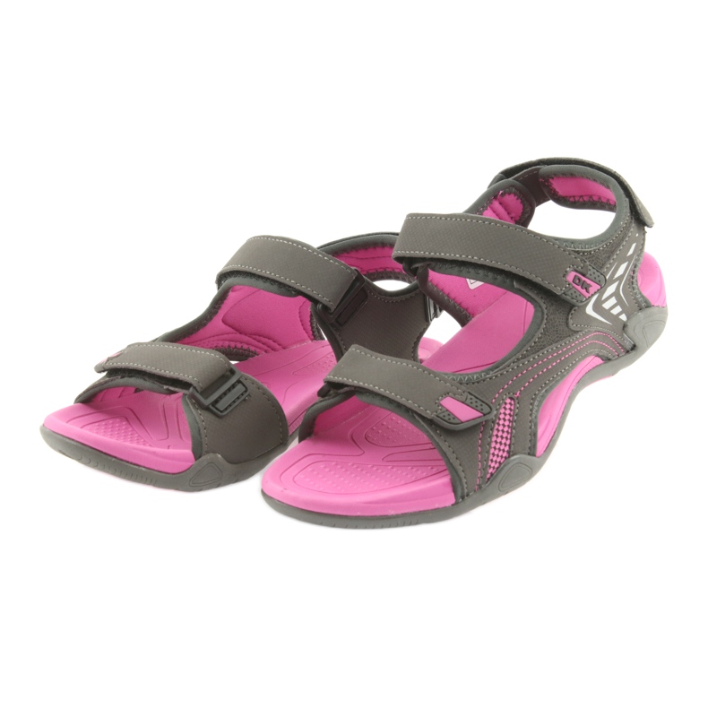 Damen DK Sandalen, hellgrauer EVA-Boden rosa 3