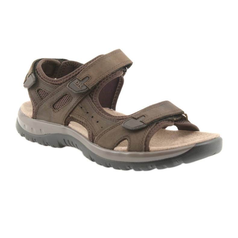 DK Brown Sandalen mit Klettverschluss und leichtem EVA-Boden braun 1