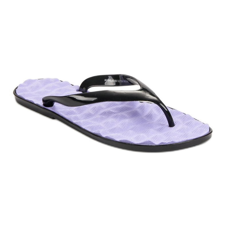 SHELOVET Flip-Flops aus Gummi lila 1