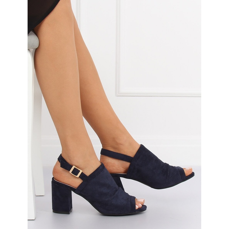 Marineblaue Sandalen JM5840N Azul Marino 1