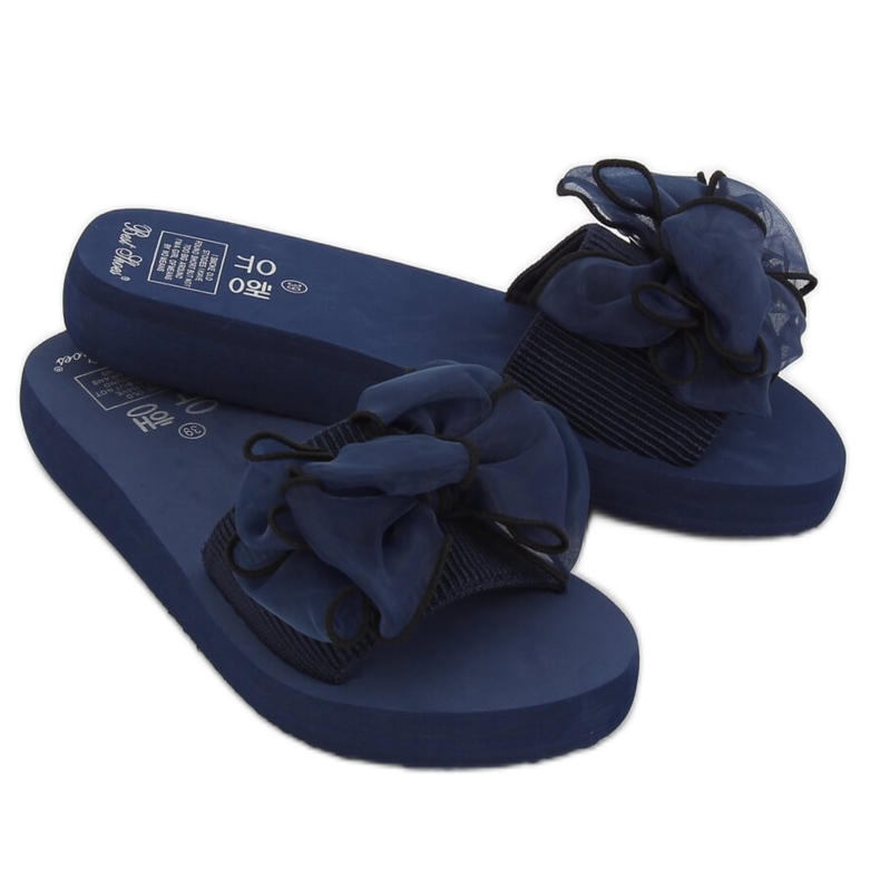 Marineblau FX-2A081 Blaue Schaumsohlen navy blau 1