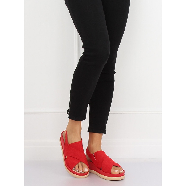 Rote Damensandalen G-202 Rot 2