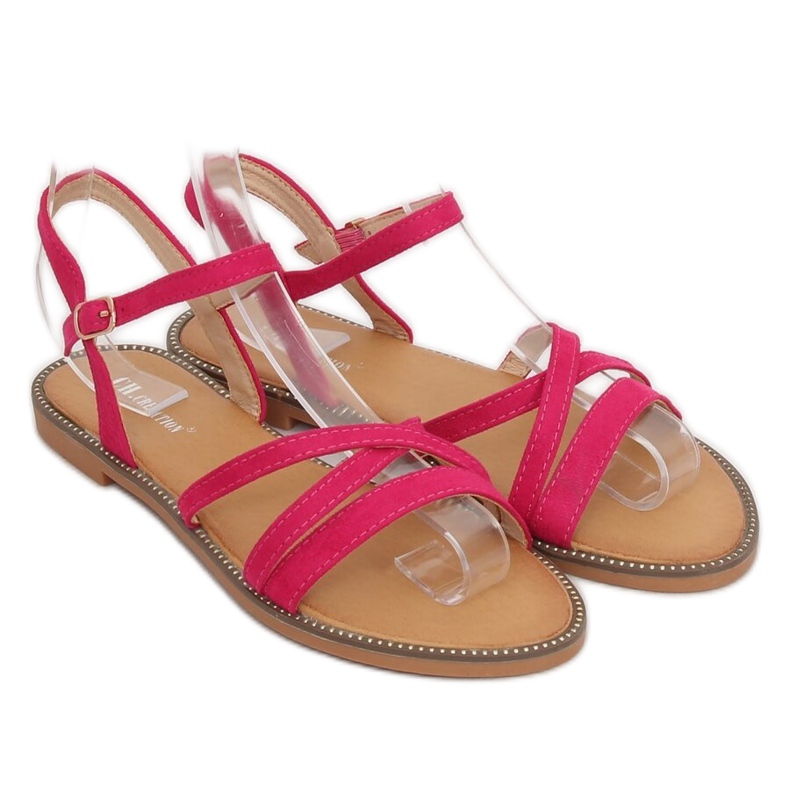 Damen Sandalen fuchsia S55 Rosered rosa 2