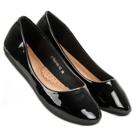 GUAPISSIMA Lackierte Ballerinas schwarz 2