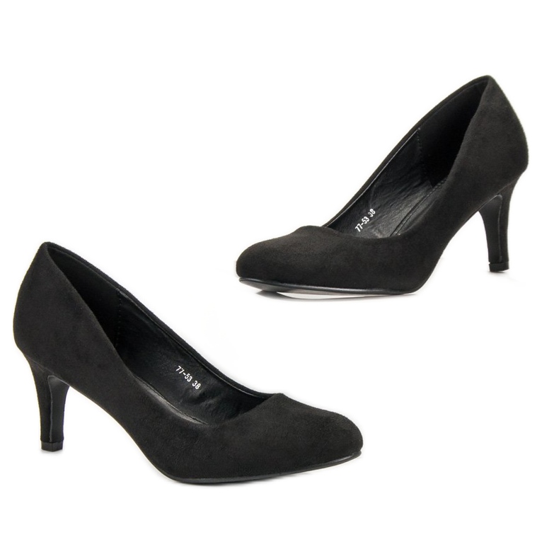 Cm Paris Klassische schwarze Pumps 2