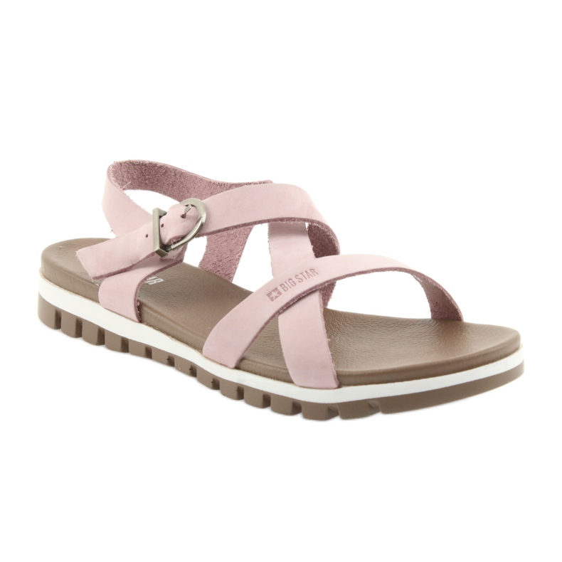 Damen Sandalen Big Star 274971 rosa 1