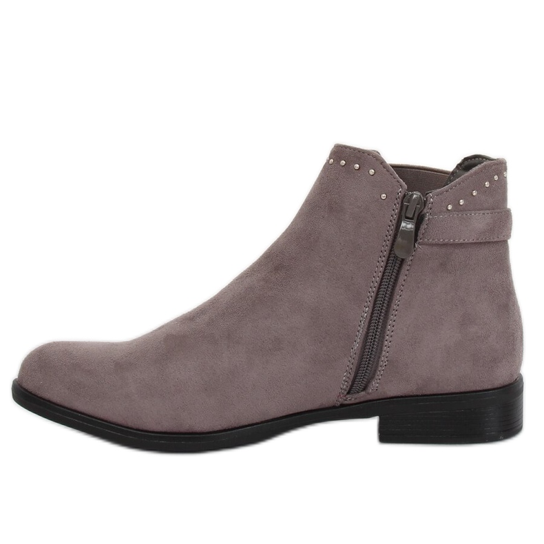 Graue Jodhpur-Stiefel für Damen 0-256 Grau 1