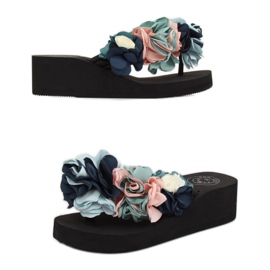 Schwarz FM5050 Schwarze Schaumsohlen mehrfarbig 1