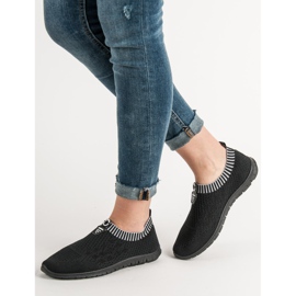 Renda Slip-On-Schuhe für Damen schwarz 1