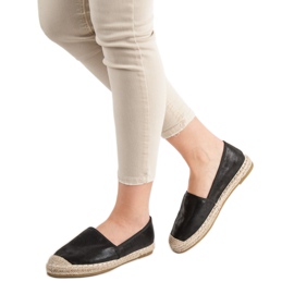 Forever Folie Schwarze Espadrilles 1