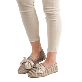 Espadrilles mit Glitzer VICES braun 2