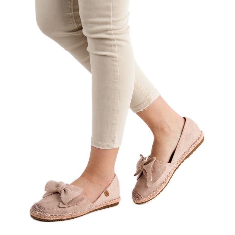 Espadrilles mit Schleife VICES rosa 1